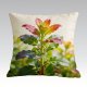 Vibrant Plant Leaf Print Pillow - Nature-Inspired Sofa Cushion