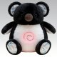 Glowing Black & White Koala Plush Toy - Cuddly LED-Stuffed Animal